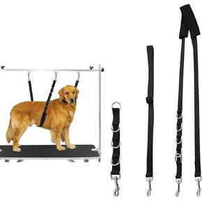 Yuehuam الكلب الاستمالة الأشرطة البطن، النايلون الكلب الاستمالة الحلقات تمديد حزام الحيوانات الأليفة الاستحمام ضبط النفس الفرقة مع D- حلقات الكلب حلقة لاستمالة الجدول الاستمالة الذراع الكلب الاستمالة الإمدادات in Kuwait