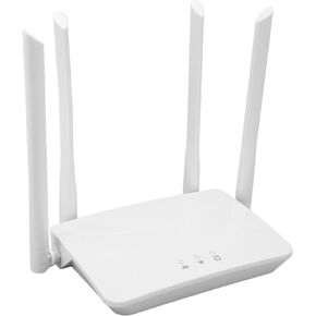 4G LTE Router with SIM Card Slot, 300Mbps Unlocked Internet Routers with 4 Antennas (US Plug)