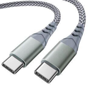 USB C to USB C Cable 5Ft, 60W USB Type C Charger Cable Fast Charging PD Cord Compatible with iPhone 15 Pro Plus Max, Samsung Galaxy S22/S21/A80, Google Pixel 4 XL, MacBook Air