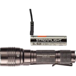 Streamlight 88084 ProTac HL-X 1000 Lumens Tactical Light includes Rechargeable Battery, USB Cord, and Holster, Clamshell Packaging, Black