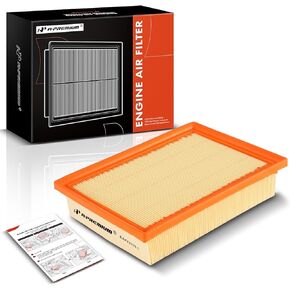 A-Premium Front Engine Air Filter Compatible with Toyota Highlander 2017-2019 & Lexus RX450h 2016-2022, RX450hL 2018-2022, 3.5L FULL HYBRID EV-GAS (FHEV), Replace# 17801-0P090, 178010P090