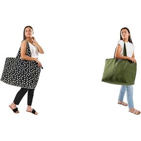 Foundry by Fit + Fresh, All The Things Tote Bag, Luggage, Travel Duffle Bag and Beach Bag, Multiple Colors