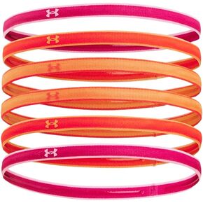 Under Armour Women's Mini Headbands 6-Pack, (449) Hydro Teal/Circuit Teal/White, One Size Fits All