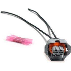 HiSport Engine Coolant/Oil Temperature Temp Sensor Pigtail,3C3Z10884AA Compatible with Ford 6.0L/6.4L, Powerstroke Diesel Engines DD-0056 2003-2010 Replaces 1836537C91, 3C3Z10884AA, SW6052