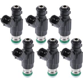 X AUTOHAUX 6 Pcs 16600-AE060 FBJC101 Fuel Injector for Nissan Altima 2002-2005 for Nissan Maxima 2002-2003 for Nissan Murano 2003 3.5L VQ35DE VK45DE