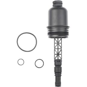 A-Premium Oil Filter Housing Cap Assembly Compatible with Mercedes-Benz S204 Series C250 2012-2015 Coupe, W204 Series C250 2012-2014 Sedan, R172 Series SLK250 2012-2015 Convertible, 1.8L, 2711800338