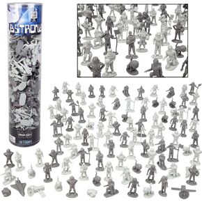 SCS Direct Space and Astronaut Toy Action Figures with Over 100 Pieces Including 11 Unique Characters