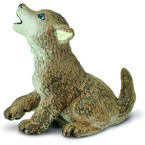 Safari Ltd. Wolf Pup Figurine - Detailed 1.85" Plastic Model Figure - Fun Play Toy for Boys, Girls & Kids Ages 1+