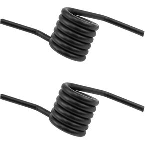 Lovelysp Floor Jack Torsion Handle Return Springs Hydraulic Jack Handle Springs Torsion Spring Horizontal Jack Accessories Black-2PCS