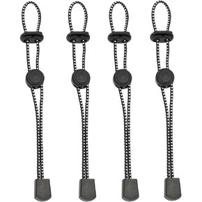 حزام حقيبة الظهر مع أشرطة عصا التسلق، 4 قطع مشبك حامل للمشي لمسافات طويلة قابل للتعديل لتسلق الجبال والرحلات والمشي وصيد الأسماك - حبل مرن متين، أشرطة حقيبة ظهر مع مشابك، أسود in Kuwait