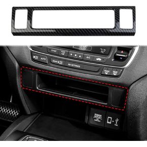 Carbon Fiber Strip Cover Trim Below Center Control for 2016-2022 Honda Pilot for 2017-2024 Ridgeline for 2019-2024 Passport