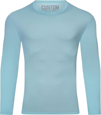 Men's Long Sleeve Shirts Recycled Polyester UPF 50+ Fishing T-Shirts Moisture Wicking Performance Avtive Shirts in Saudi Arabia