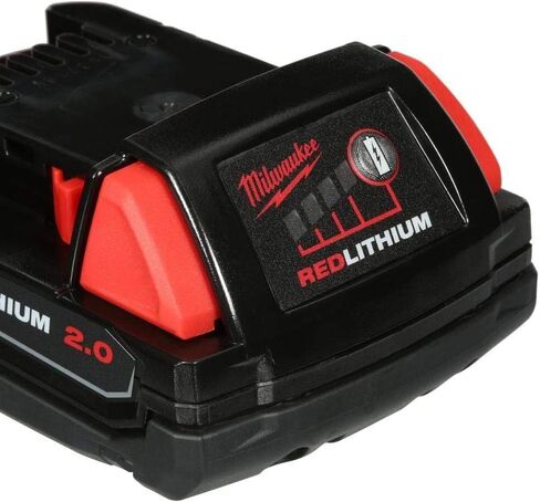 MILWAUKEE ELECTRIC TOOL 48-11-1820 Red Lithium 2.0 Compact Battery Pack, 3.3" x 6" x 5.6" in Saudi Arabia
