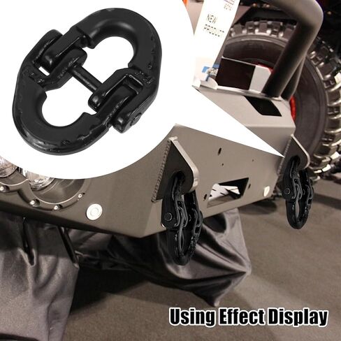 RULLINE 2-Pack 1/2" Heavy-Duty Safety Chain Connector: G80 Tow Hitch Hammerlock Coupling Link with 12000 lbs Load Capacity in Saudi Arabia