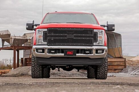 Rough Country Black Mesh Grille Insert for 2017-2019 Ford Super Duty - 70213 in Saudi Arabia
