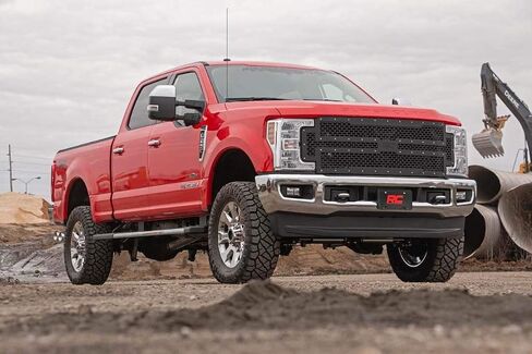 Rough Country Black Mesh Grille Insert for 2017-2019 Ford Super Duty - 70213 in Saudi Arabia