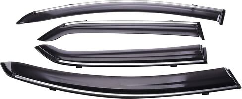 MotorFansClub Window Wind Deflector Rain Guard Fit for Ford EcoSport 2018 2019 2020 2021 2022 S SE Titanium Vent Visor Shade Shield Cover in Saudi Arabia