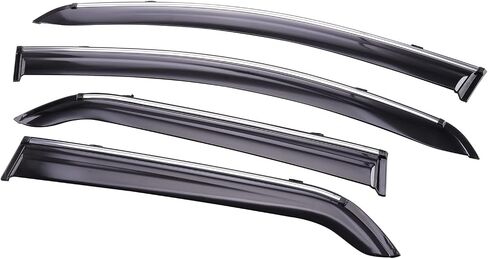 MotorFansClub Window Wind Deflector Rain Guard Fit for Ford EcoSport 2018 2019 2020 2021 2022 S SE Titanium Vent Visor Shade Shield Cover in Saudi Arabia