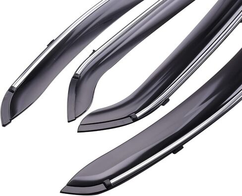 MotorFansClub Window Wind Deflector Rain Guard Fit for Ford EcoSport 2018 2019 2020 2021 2022 S SE Titanium Vent Visor Shade Shield Cover in Saudi Arabia
