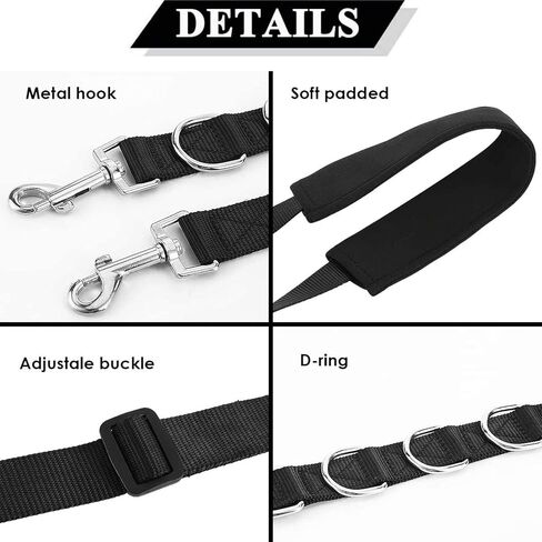 Yuehuam الكلب الاستمالة الأشرطة البطن، النايلون الكلب الاستمالة الحلقات تمديد حزام الحيوانات الأليفة الاستحمام ضبط النفس الفرقة مع D- حلقات الكلب حلقة لاستمالة الجدول الاستمالة الذراع الكلب الاستمالة الإمدادات in Kuwait