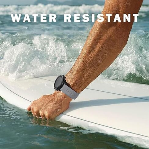 أحزمة رياضية TopPerfekt متوافقة مع سوار الساعة الشمسية Garmin Descent G1، استبدال حزام الساعة السيليكون الناعم القابل للتعديل لـ Garmin Descent G1 Solar/Descent G1 in Kuwait