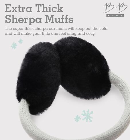 Brook + Bay Ear Muffs For Kids - Winter Kids Ear Muffs for Boys & Girls - Plush Animal Earmuffs - Cozy Ear Warmers for Kids in Kuwait