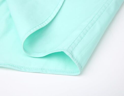 Aimehonpe Boys Short Sleeve Dress Shirts Solid Poplin Soft Stretch Fabrics with Two Bow Tie Set in Kuwait