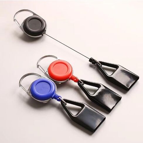 Retractable Lighters for Men, 5 Pack Classic Lighter Cover Single Clip Keychain with Clip, Assorted Colors Lighter Holder for Convenience (5) in Saudi Arabia