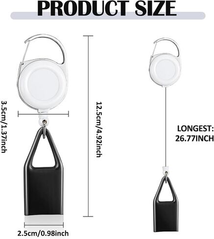 Retractable Lighters for Men, 5 Pack Classic Lighter Cover Single Clip Keychain with Clip, Assorted Colors Lighter Holder for Convenience (5) in Saudi Arabia