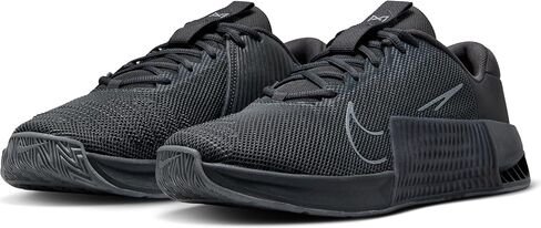 Nike Metcon 9 Men's Workout Shoes (DZ2617-014, Dark Smoke Grey/Monarch/Smoke Grey) Size 9.5 in Saudi Arabia