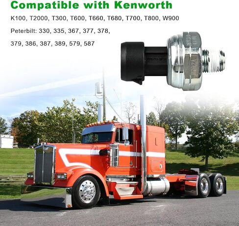 WATERWICH Engine Oil Pressure Sensor Switch Compatible with Kenworth K100 Replacement for 20706315 FSU-0558 5010437049 64-Mt-2114 1002605 in Saudi Arabia