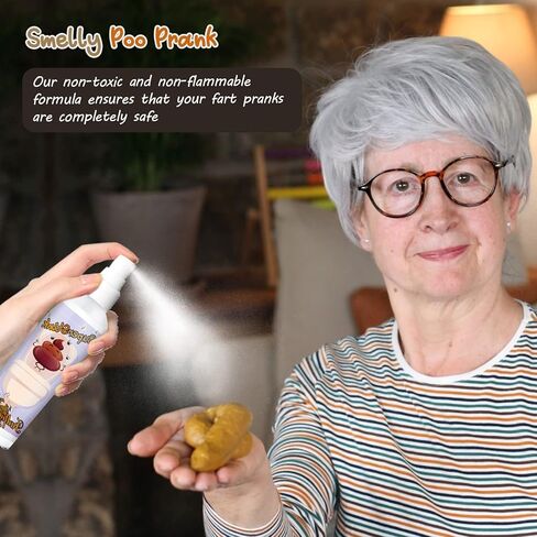 مجموعة المزحة، مجموعة رذاذ الريح ومجموعة البراز المزيفة، رذاذ الريح قوي جدًا، نتن ومتسخ للبالغين أو الأطفال، هدايا مثالية للكمامة، حشوات للجوارب وهدايا رائعة حقًا in Kuwait