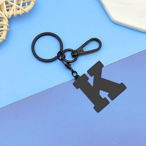 Initial Gifts for Men Letter Keychain Boyfriend Gifts from Girlfriend Alphabet Gifts Initial A-Z Gifts Monogram Gifts in Kuwait