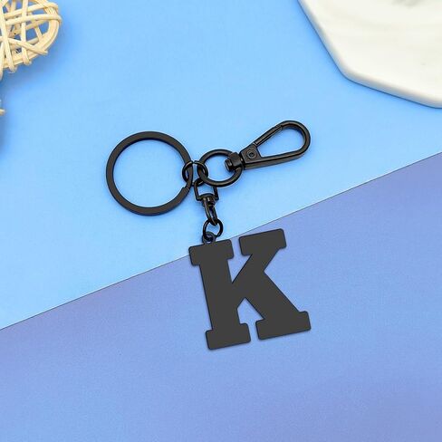 Initial Gifts for Men Letter Keychain Boyfriend Gifts from Girlfriend Alphabet Gifts Initial A-Z Gifts Monogram Gifts in Kuwait