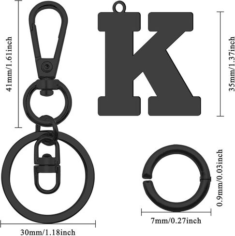 Initial Gifts for Men Letter Keychain Boyfriend Gifts from Girlfriend Alphabet Gifts Initial A-Z Gifts Monogram Gifts in Kuwait