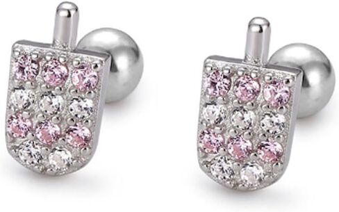 Small Ice Cream Earrings for Women Girls Cute 925 Sterling Silver Hypoallergenic CZ Ice Cream Stud Earrings Sensitive Ears Earring Mother's Day Birthday Jewelry Gifts Friend Family Wife Mom Girlfriend in Saudi Arabia