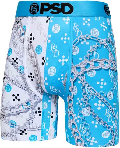PSD Men's Powder Blue 3-Pack Boxer Briefs, Multi, XL in Saudi Arabia