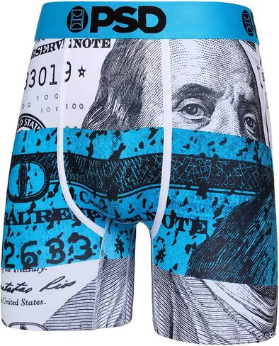 PSD Men's Powder Blue 3-Pack Boxer Briefs, Multi, XL in Saudi Arabia