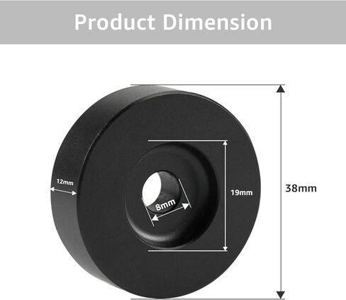 Premium 45RPM Adapter for Record Players, Black Smooth Finish for 7-inch Vinyl Players and Turntables in Kuwait