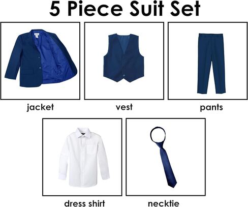 Spring Notion Big Boys' Modern Fit Dress Suit Set in Saudi Arabia