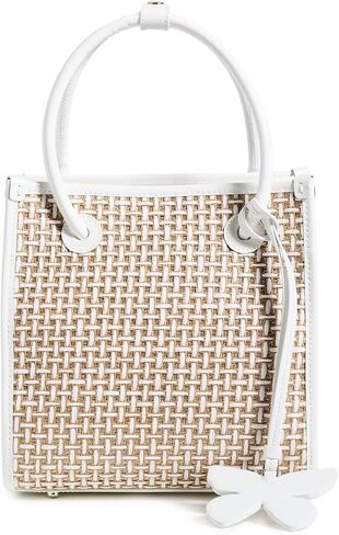 Women's Capri Mini Raffia Tote in Saudi Arabia