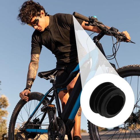 10 Pieces Handlebar End Plugs Black Plastic Bike Handlebar Bar Ends Caps, Bike Handlebar Plugs Bike Cable End Caps Handlebar End Caps for Road Mountain Bike, Most Motorcycle Grip Bicycle Bar End Plugs in Saudi Arabia