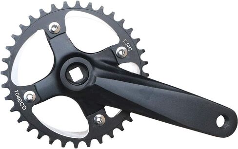 GANOPPER MTB Crank Arm Set 104 BCD Square Taper Mountain Bike Crankset 152mm 165mm 170mm in Saudi Arabia