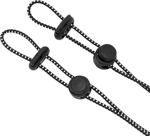 حزام حقيبة الظهر مع أشرطة عصا التسلق، 4 قطع مشبك حامل للمشي لمسافات طويلة قابل للتعديل لتسلق الجبال والرحلات والمشي وصيد الأسماك - حبل مرن متين، أشرطة حقيبة ظهر مع مشابك، أسود in Kuwait