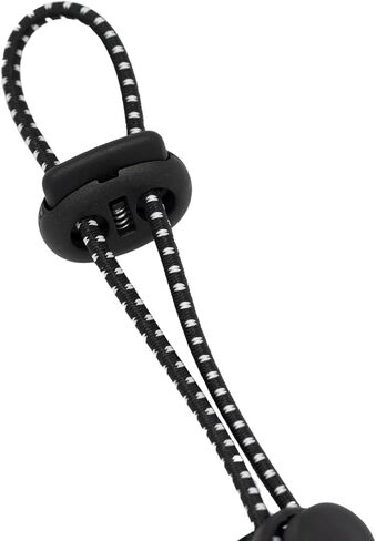 حزام حقيبة الظهر مع أشرطة عصا التسلق، 4 قطع مشبك حامل للمشي لمسافات طويلة قابل للتعديل لتسلق الجبال والرحلات والمشي وصيد الأسماك - حبل مرن متين، أشرطة حقيبة ظهر مع مشابك، أسود in Kuwait