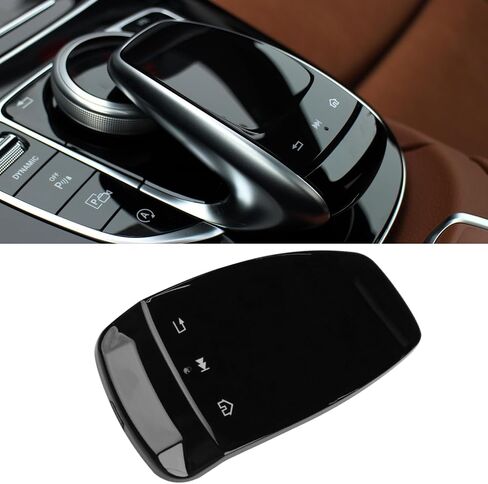 Jaronx Compatible with Mercedes Benz Multimedia Touchpad Cover, Command Touch Pad Controller Mouse Cover for C-Class W205/ E-Class W213/ S-Class W222/ GLC W253/ GLS W166/ GLE W166 2014-2019 (B Model) in Saudi Arabia