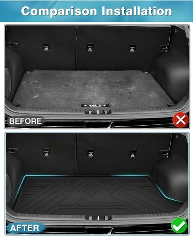 Custom Cargo Liner for Kia NIRO EV 2019-2022, Trunk Mat for NIRO EV Accessories Rear Cargo Mat Trunk Liner Black in Saudi Arabia