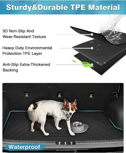 Custom Cargo Liner for Kia NIRO EV 2019-2022, Trunk Mat for NIRO EV Accessories Rear Cargo Mat Trunk Liner Black in Saudi Arabia