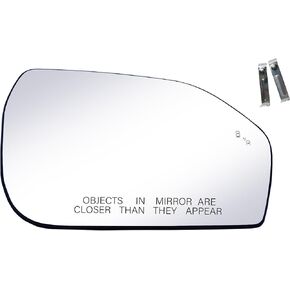 Driver Side Replacement Mirror Glass compatible with Ford vehicles - Explorer 2020-2023 - heated with Blind Spot Detect, without Auto Dimming