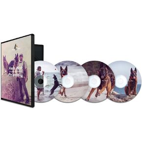 Educator "He's Not Friendly" Aggressive/Reactive Dog Training DVD Set (4 DVD's)